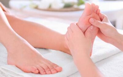 Principales puntos de reflexología en los pies